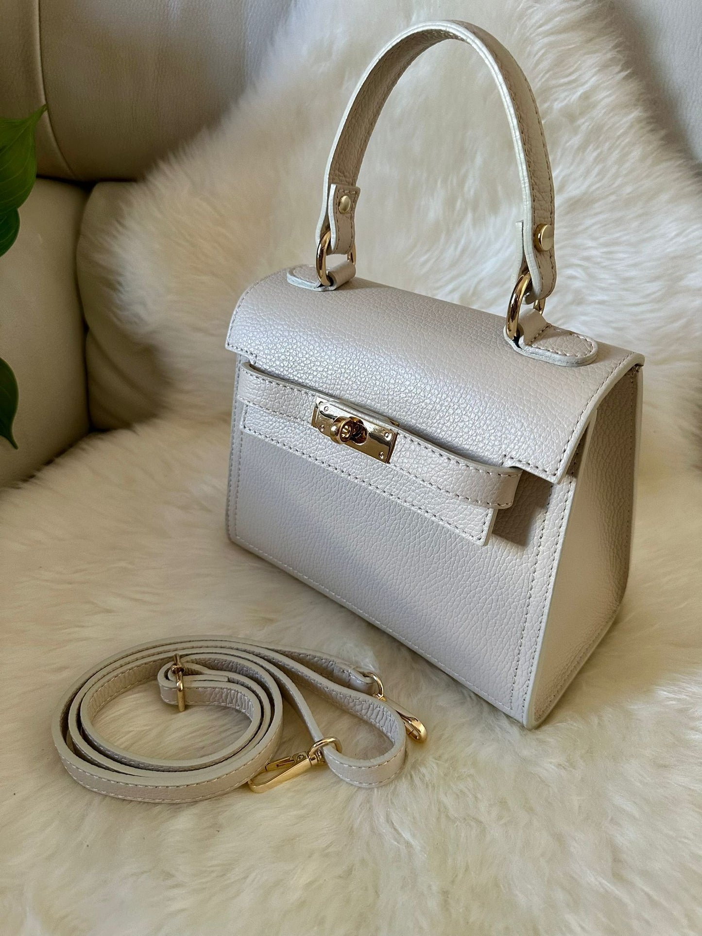 MEDIUM K- Genuine leather handbag