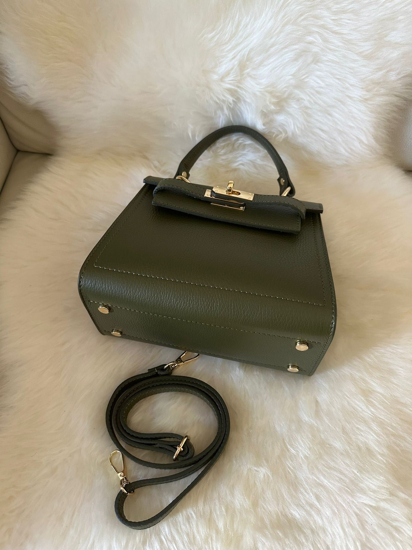 MEDIUM K- Genuine leather handbag