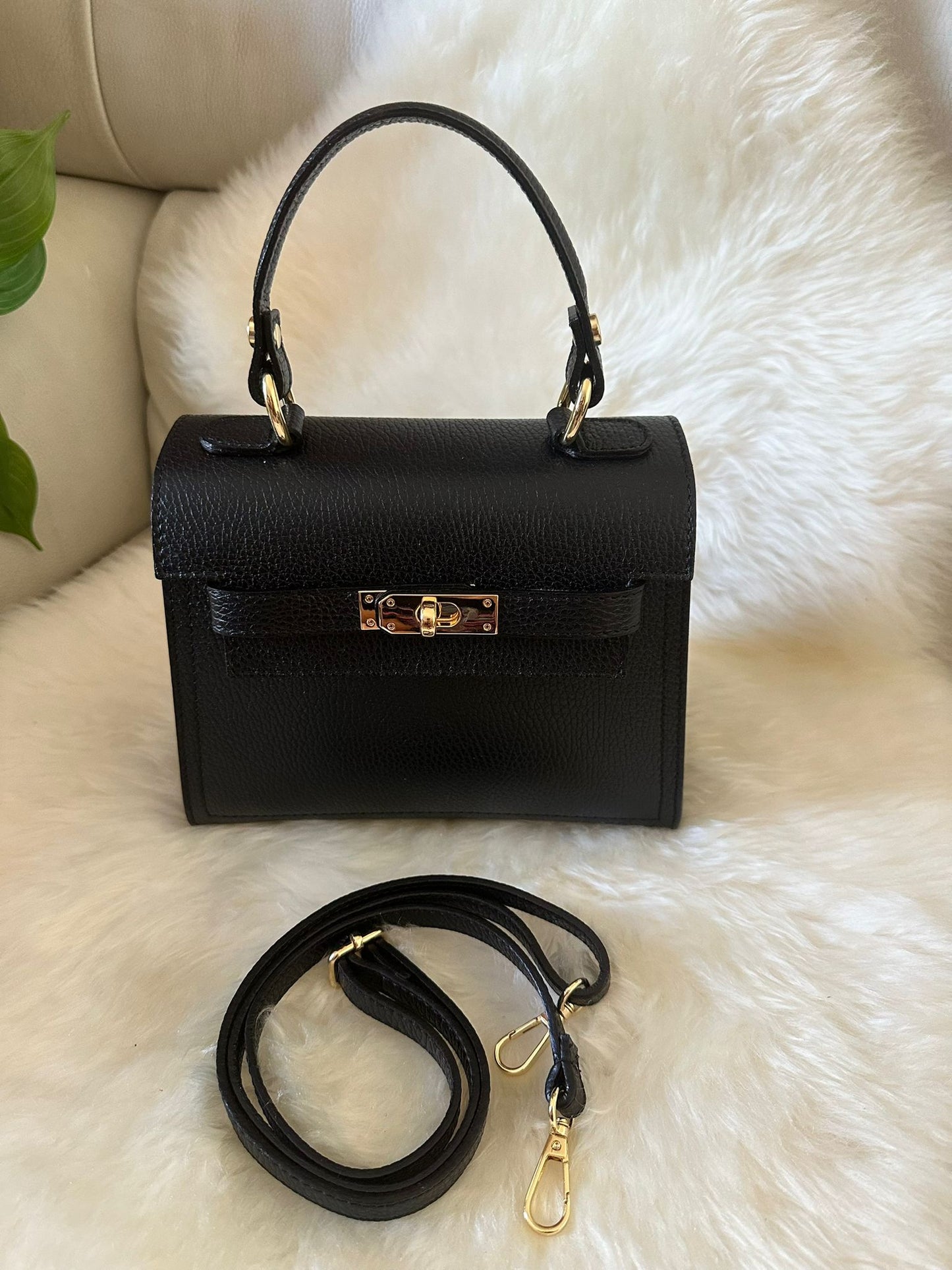 MEDIUM K- Genuine leather handbag