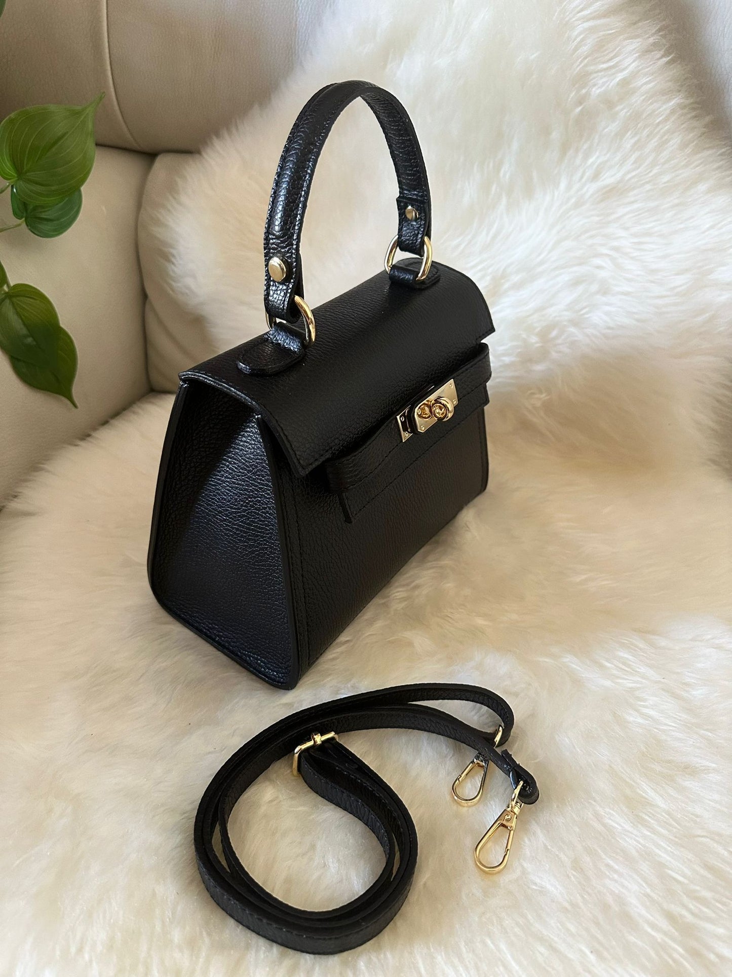 MEDIUM K- Genuine leather handbag