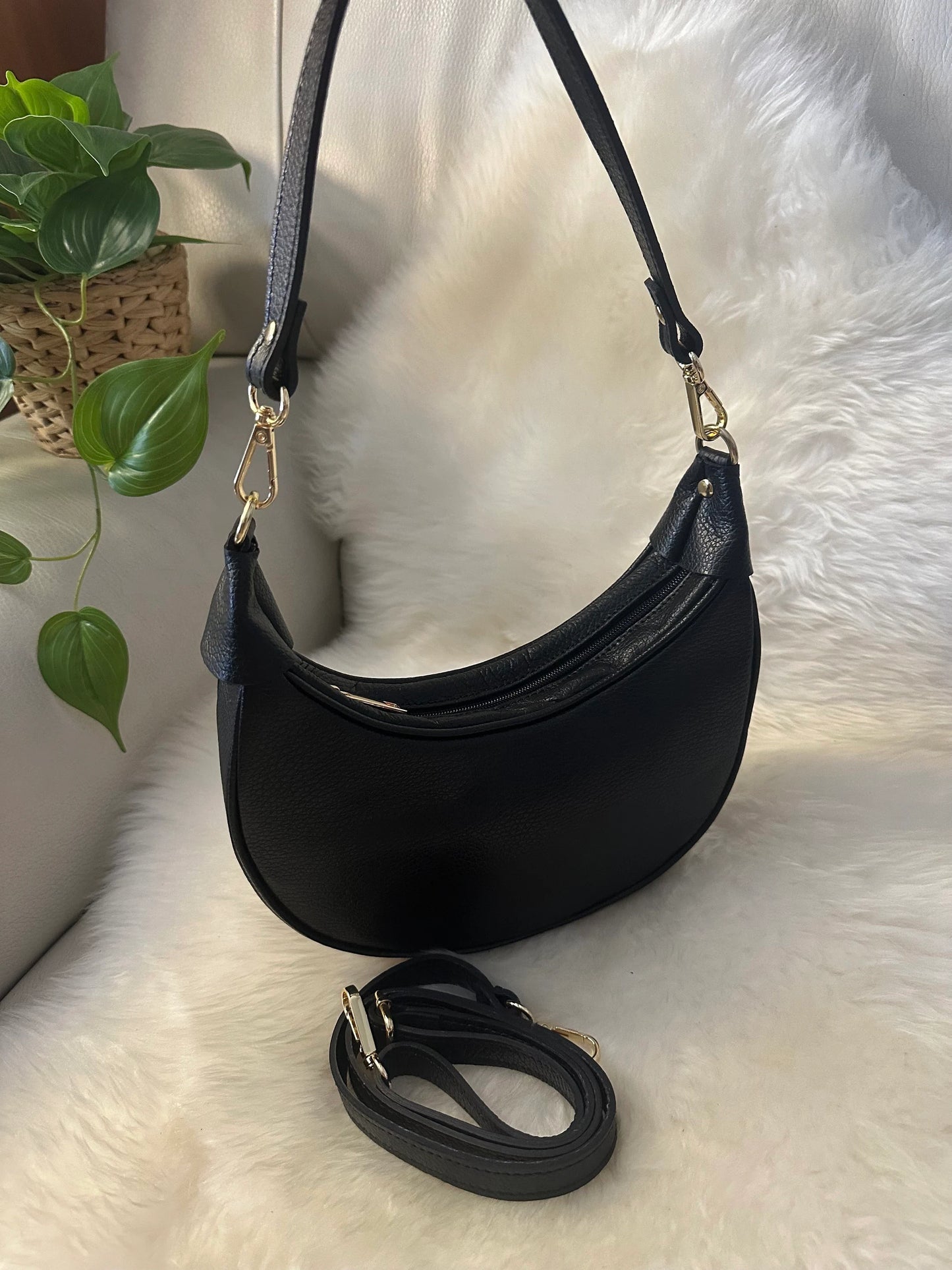 LUNA- real leather