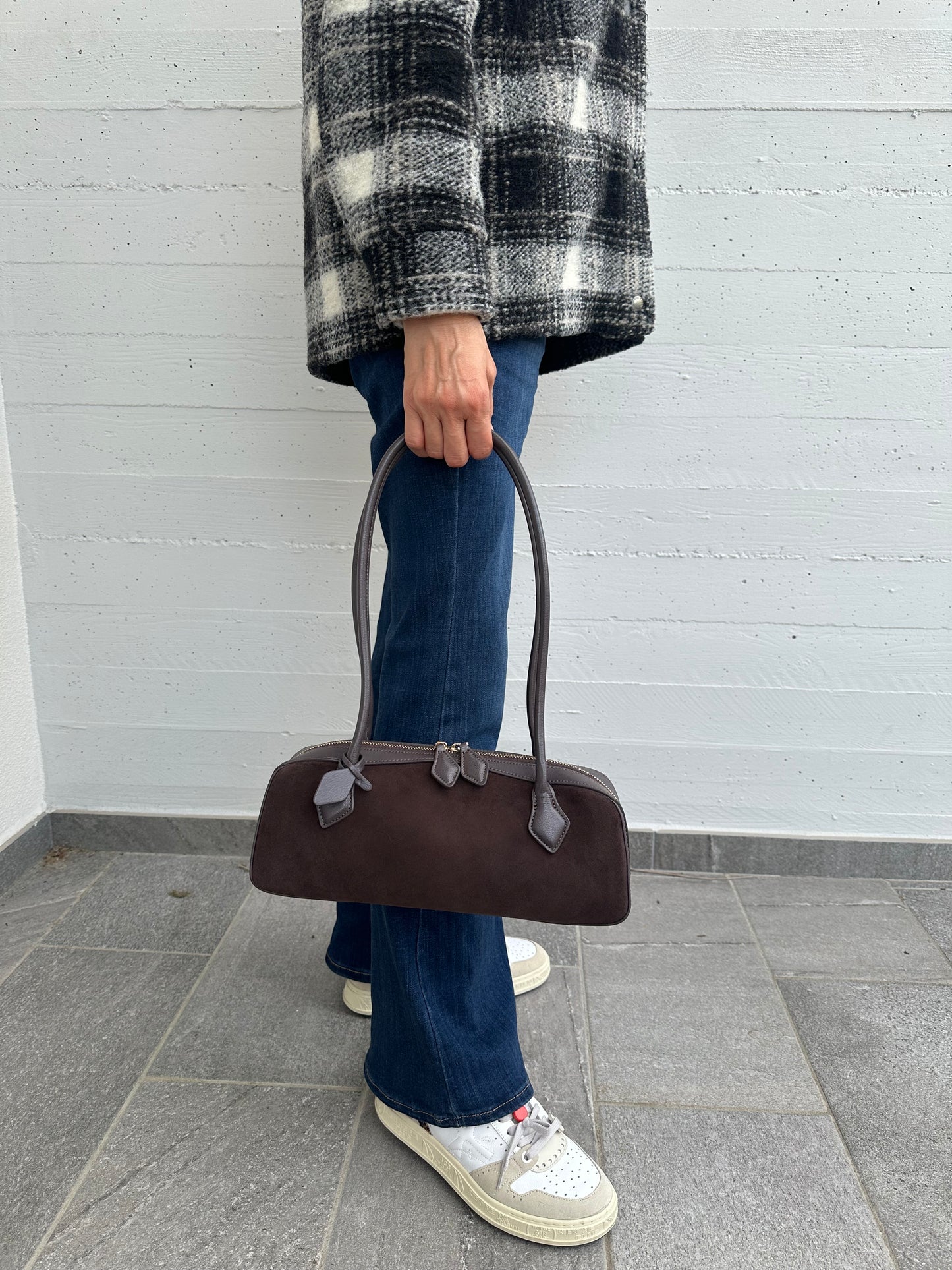 SHOULDER ALIAH - suede