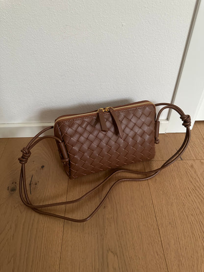 AMBRE large - Vera pelle intrecciata