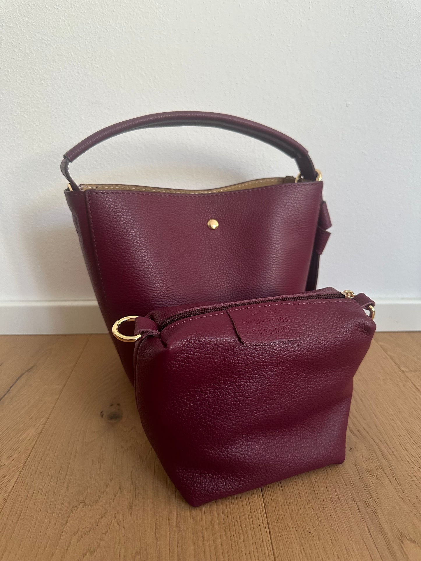 JASMIN Bucket - Vera pelle