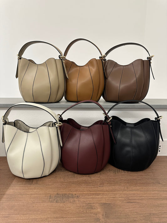 TULIPANO bag- Vera pelle liscia