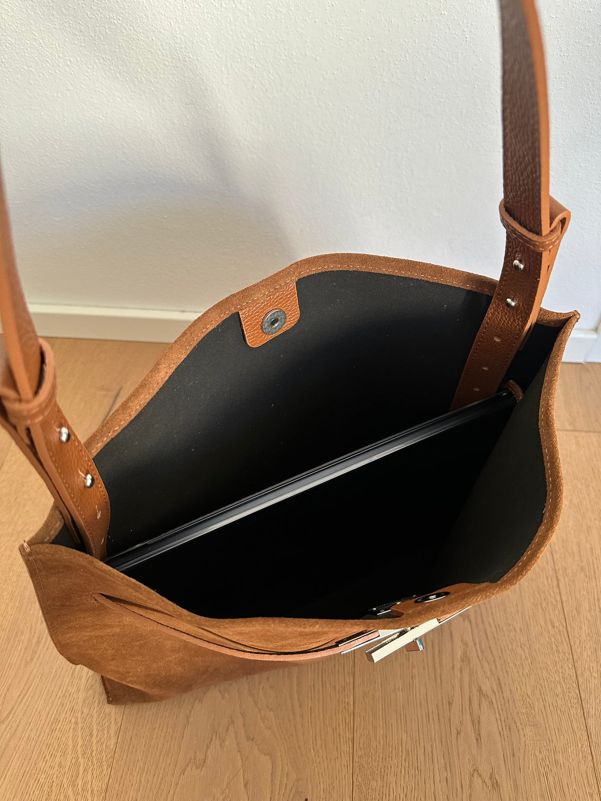 KIRA suede- borsa a spalla/ tracolla