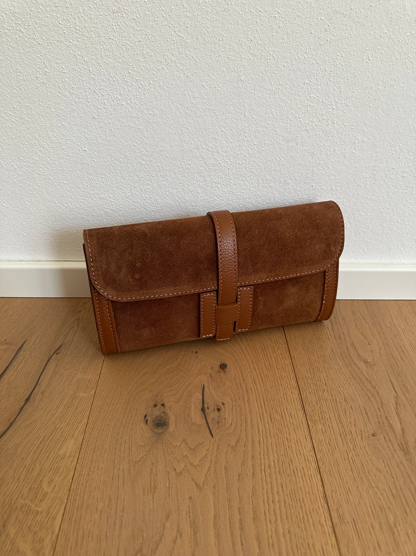 HANNAH suede- pochette con tracolla