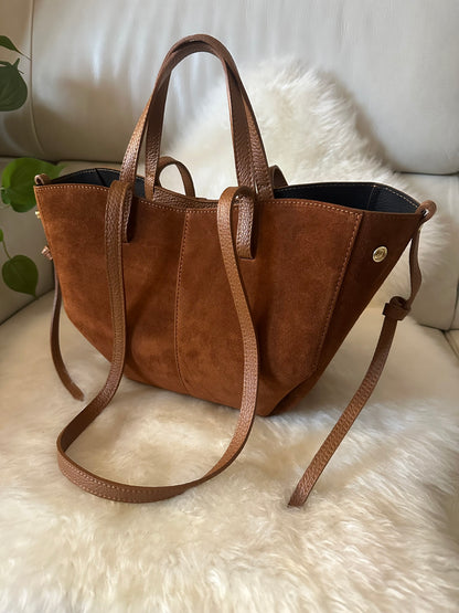 DAPHNE suede - tote bag