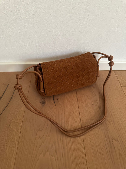 NORA camoscio- pelle intrecciata