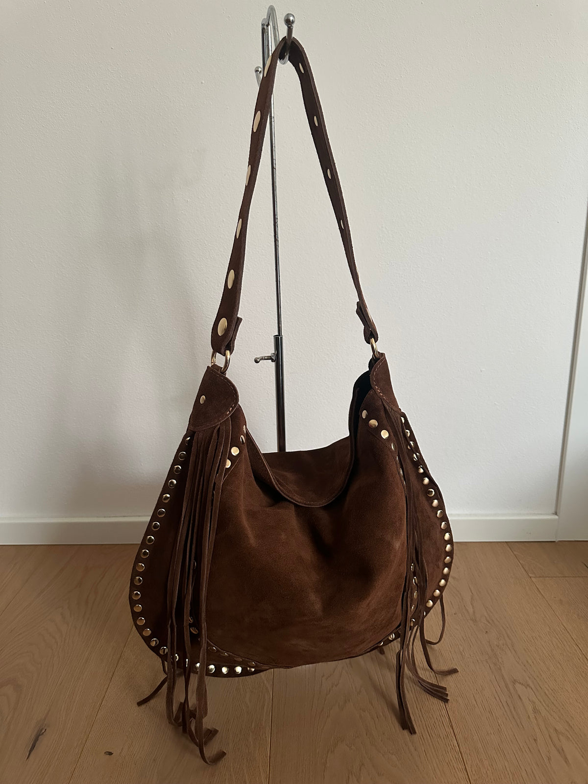 DAXY- maxi/ borsa a spalla camoscio