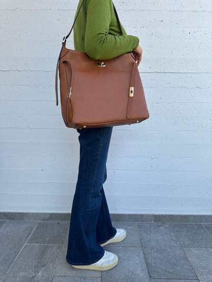 SELENE- daily bag Vera pelle