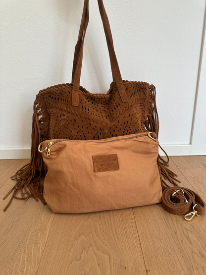 FARAH SUEDE- frange