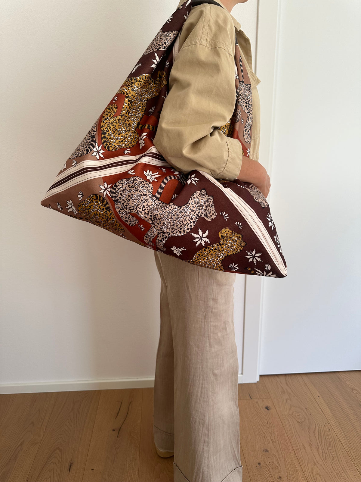 MAXI BORSA ASIA - SACCA TESSUTO