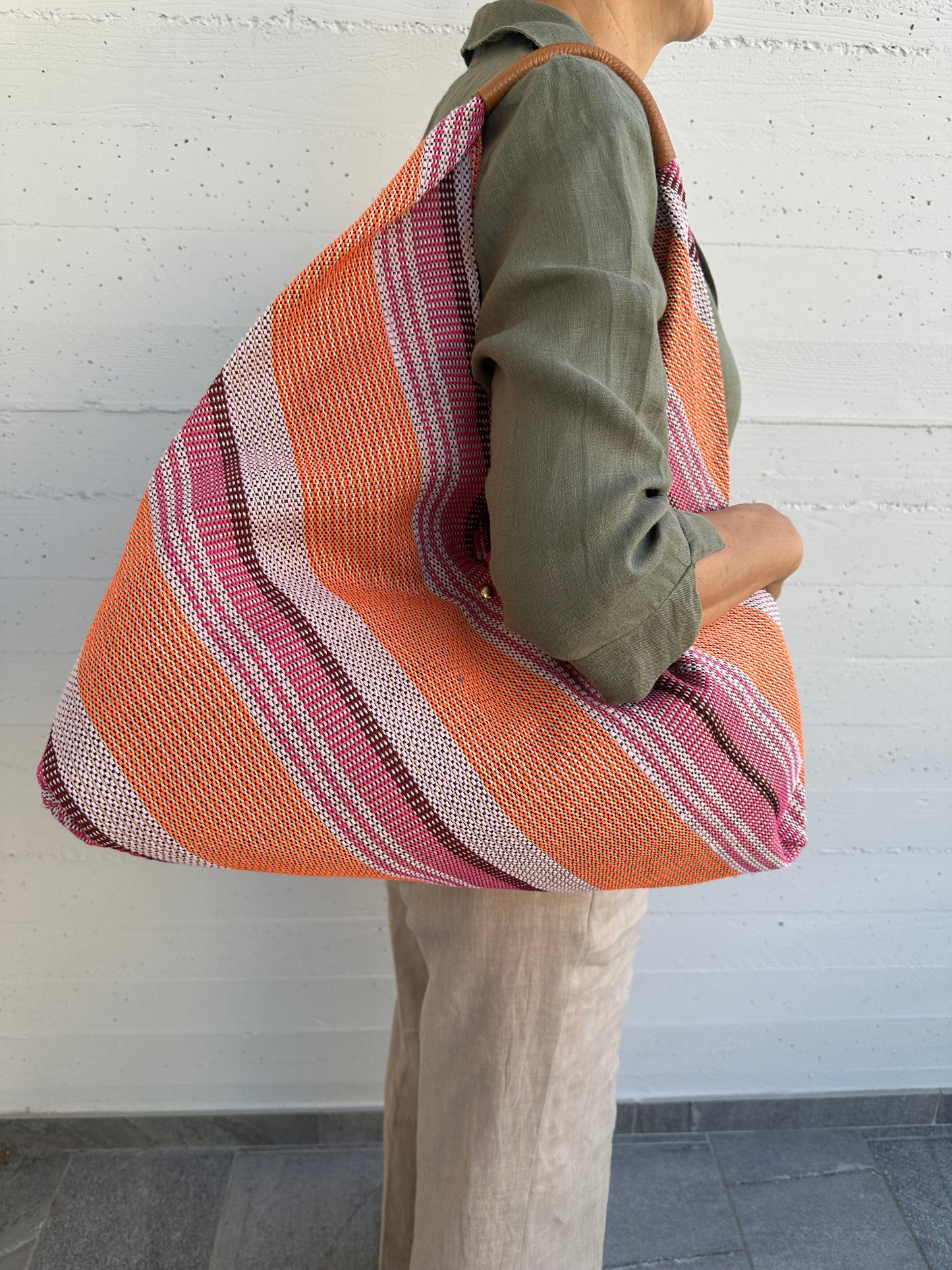 MAXI BORSA ASIA - SACCA RAFIA
