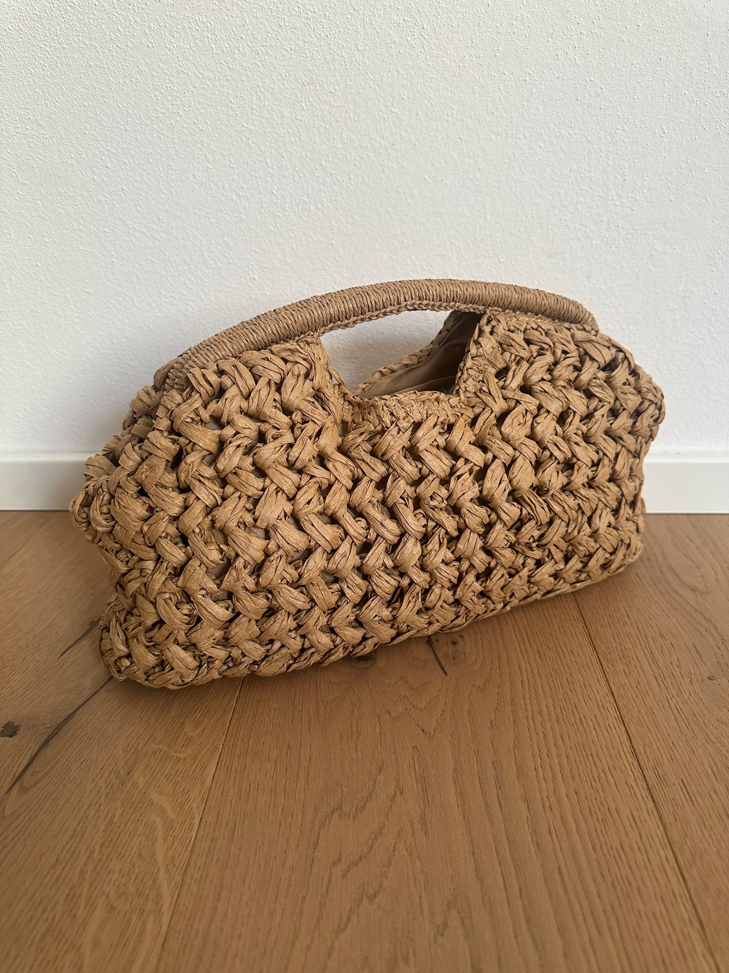 GISELLE - Pochette in Rafia