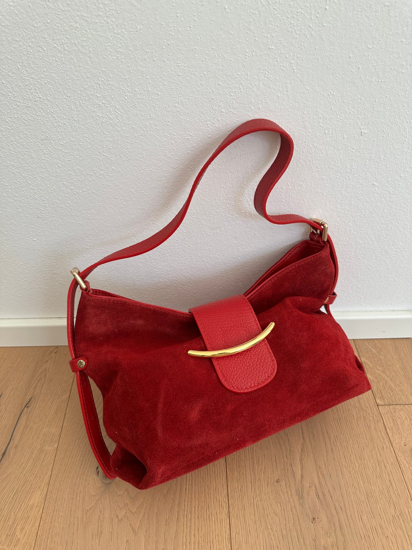 COCO- suede shoulder bag