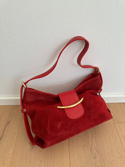 COCO- suede shoulder bag