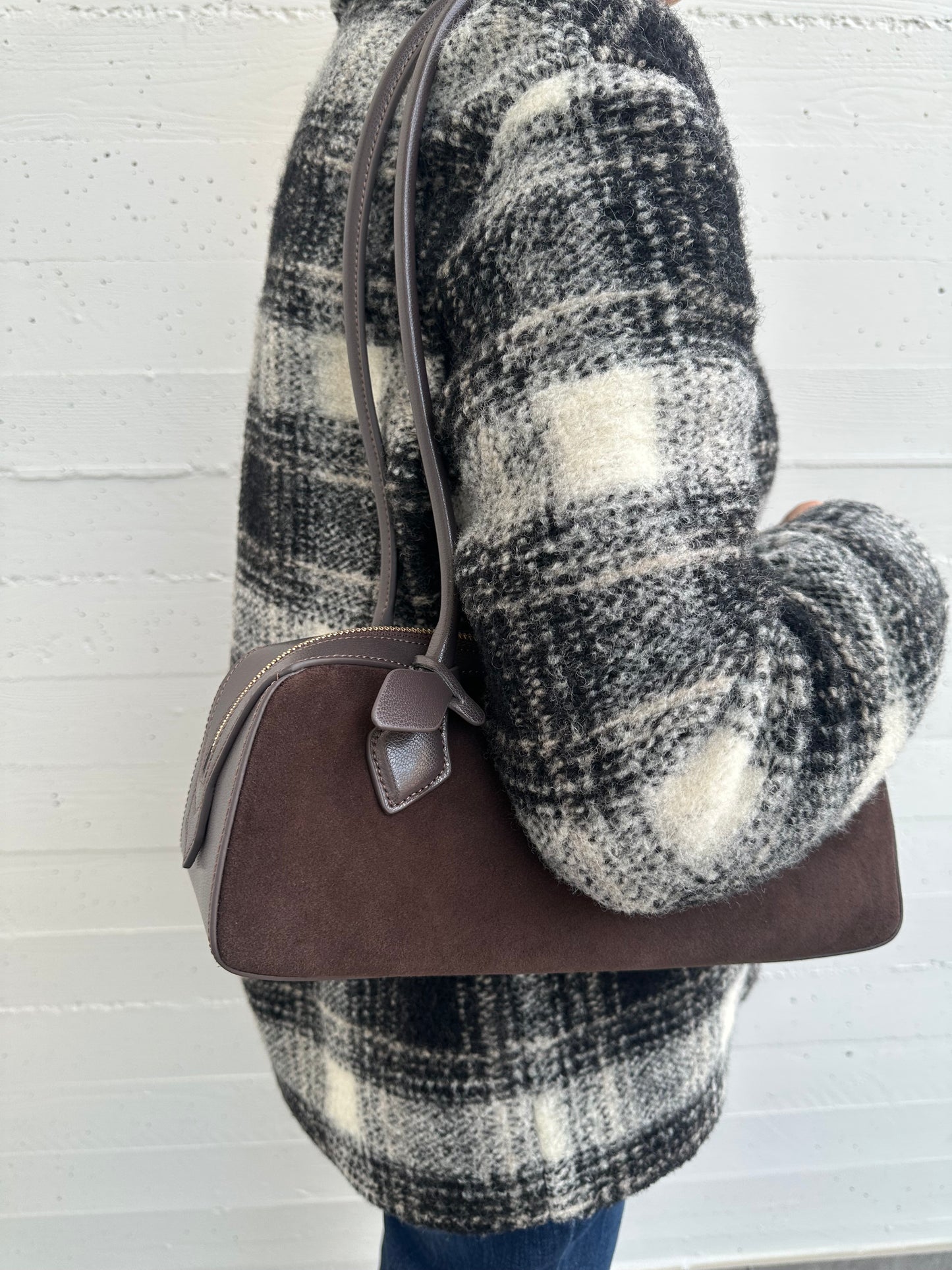 SHOULDER ALIAH - suede