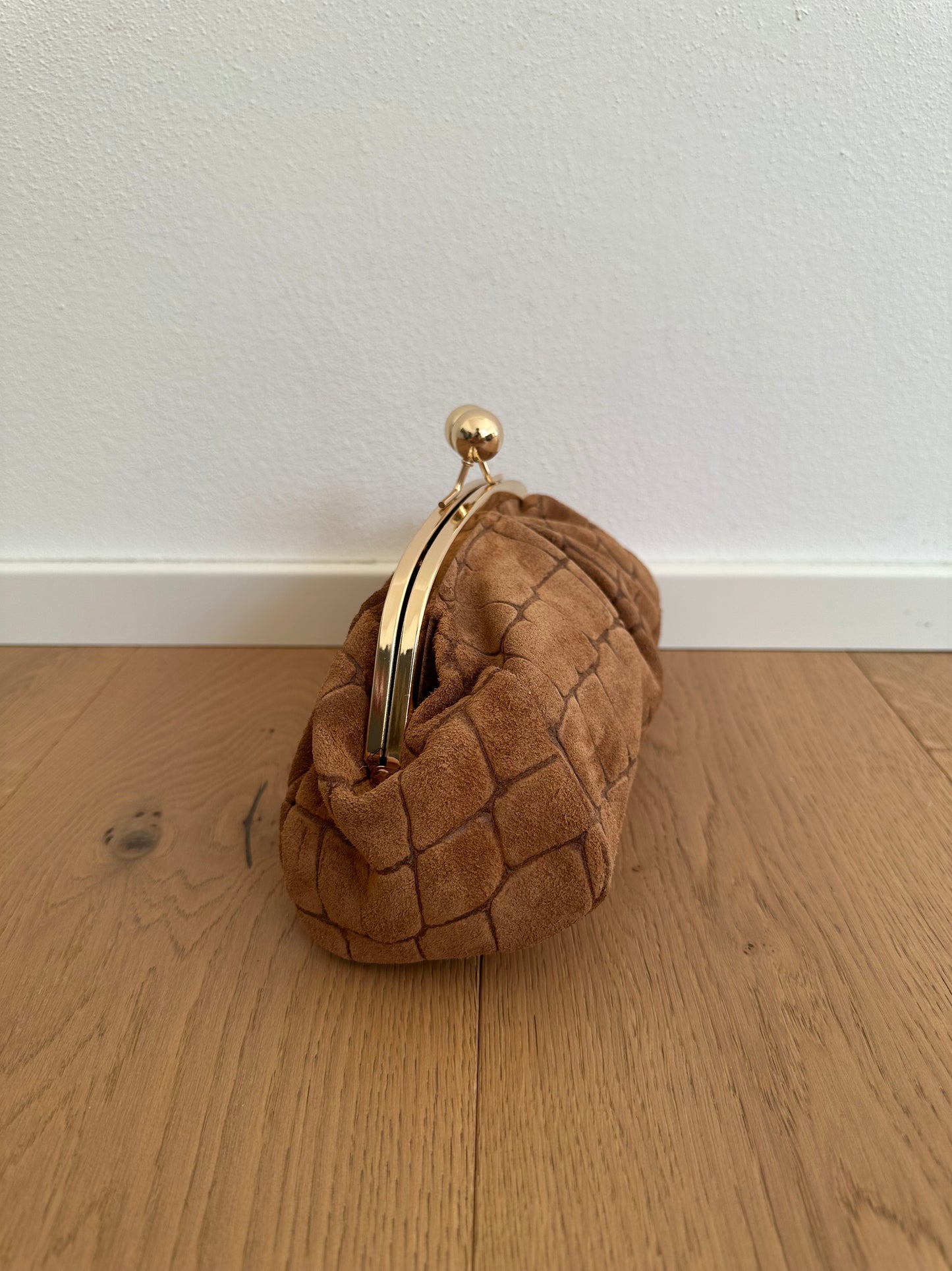 FORTUNA clutch - cocco suede