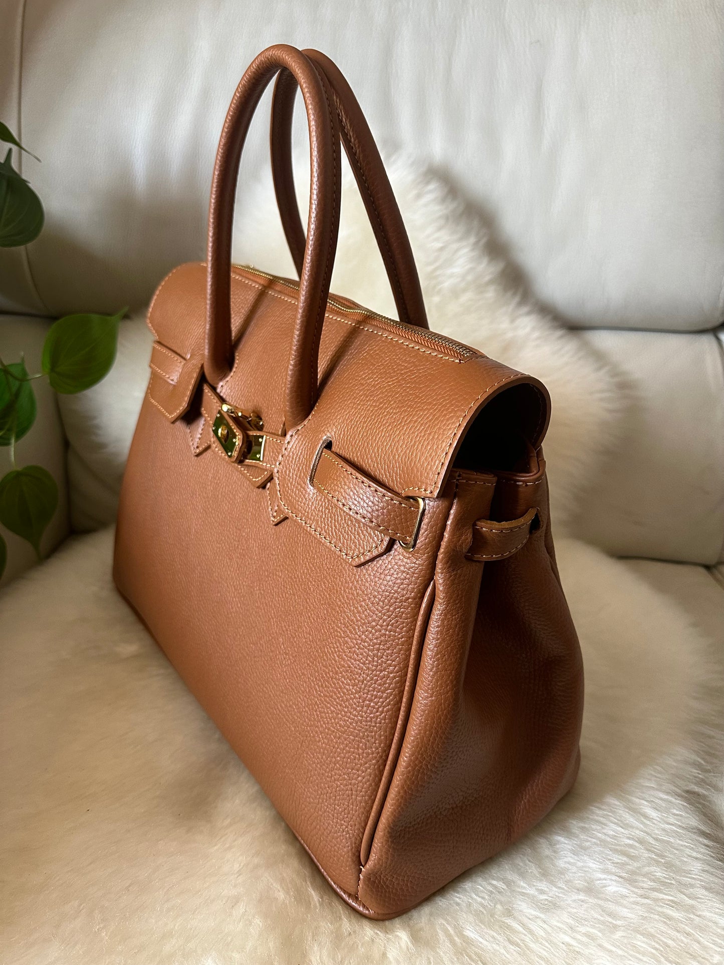 CHARLOTTE- handbag Vera pelle