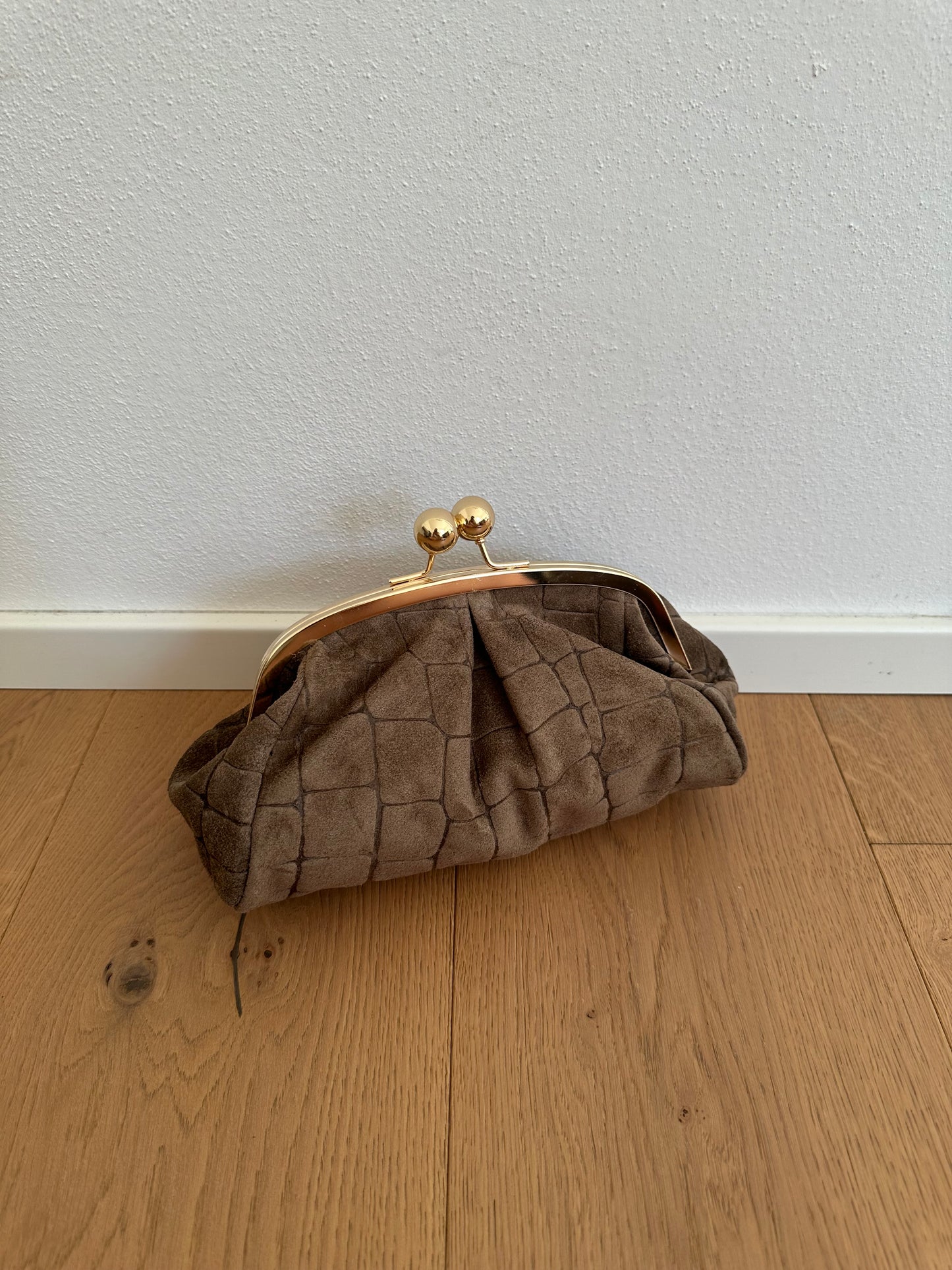 FORTUNA clutch - cocco suede