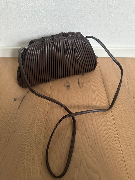 Pouch MINERVA - pelle plissettata