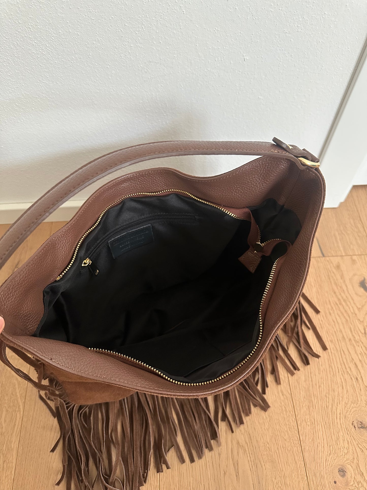 JENNY- suede e frange