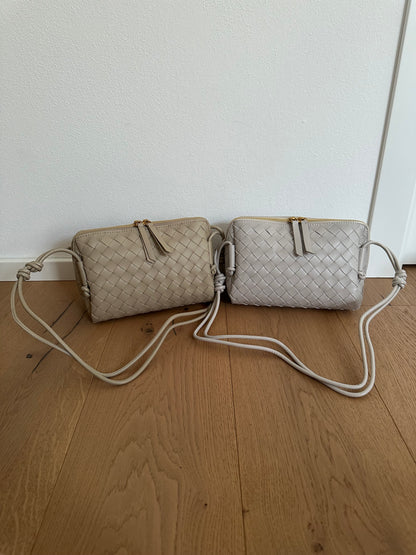 AMBRE large - Vera pelle intrecciata