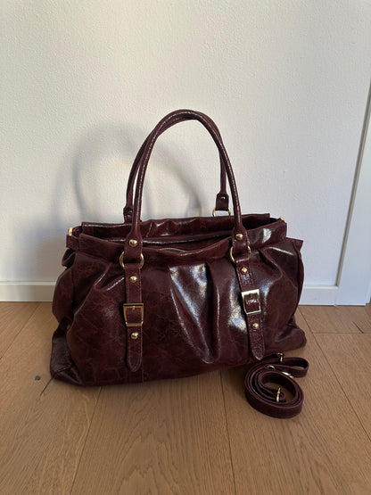 LYNN- borsa grande a spalla, con tracolla