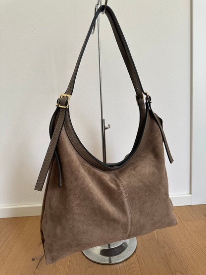 LIDIA hobo- suede