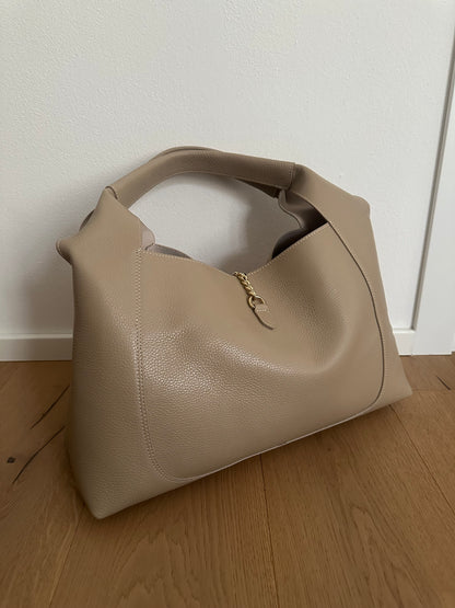 SVEVA suede- LARGE shoulder bag