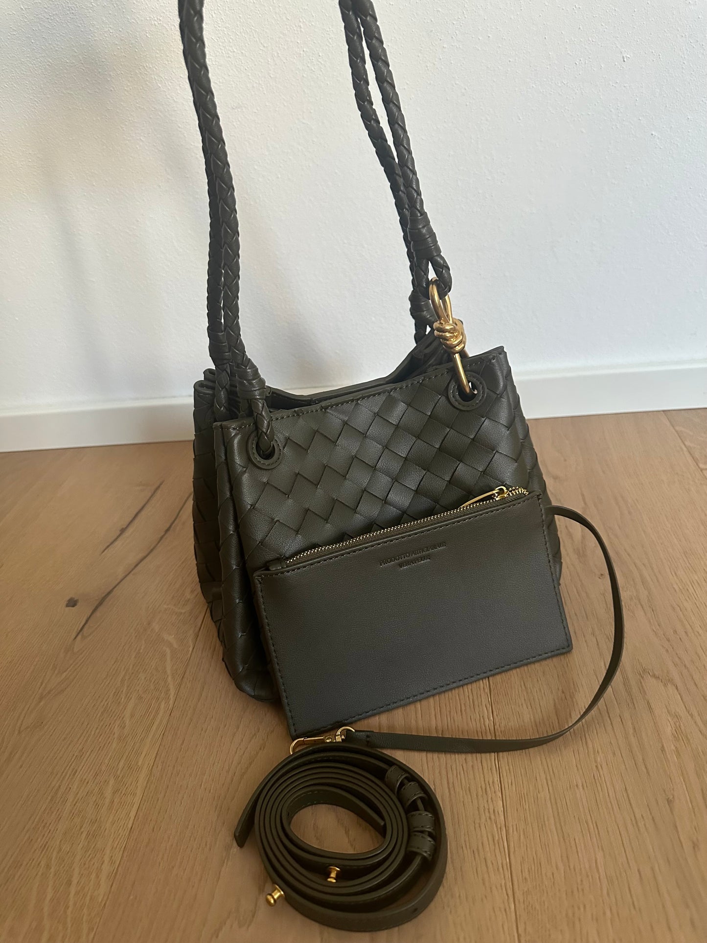 EMMA woven- Vera pelle