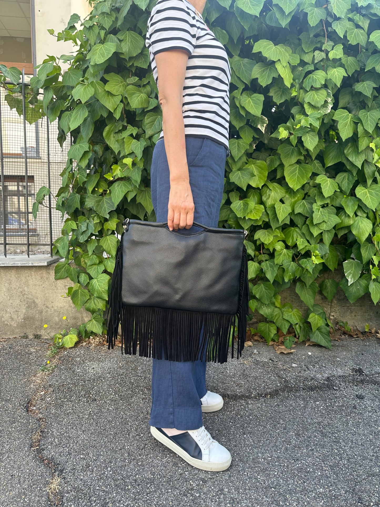 CLEO large- Vera pelle e frange
