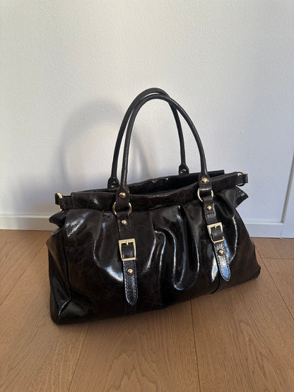 LYNN- borsa grande a spalla, con tracolla