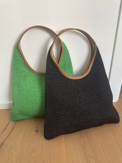 MIREA- rafia hobo bag
