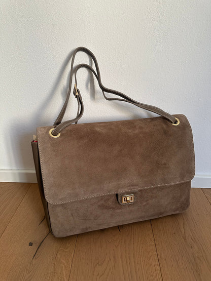 ANNABEL maxi camoscio- borsa a spalla