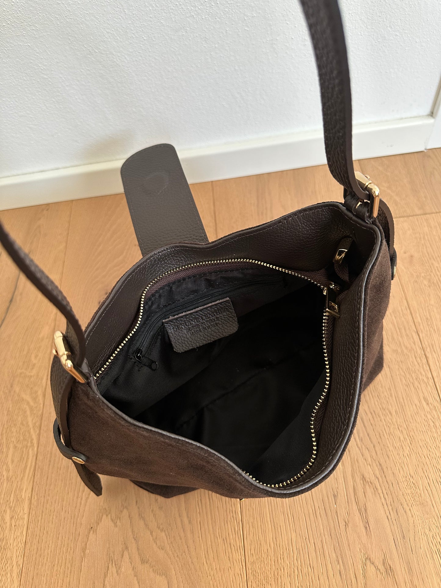 COCO- suede shoulder bag