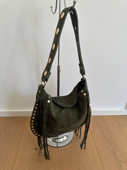 DAXY- medium/ borsa a spalla camoscio