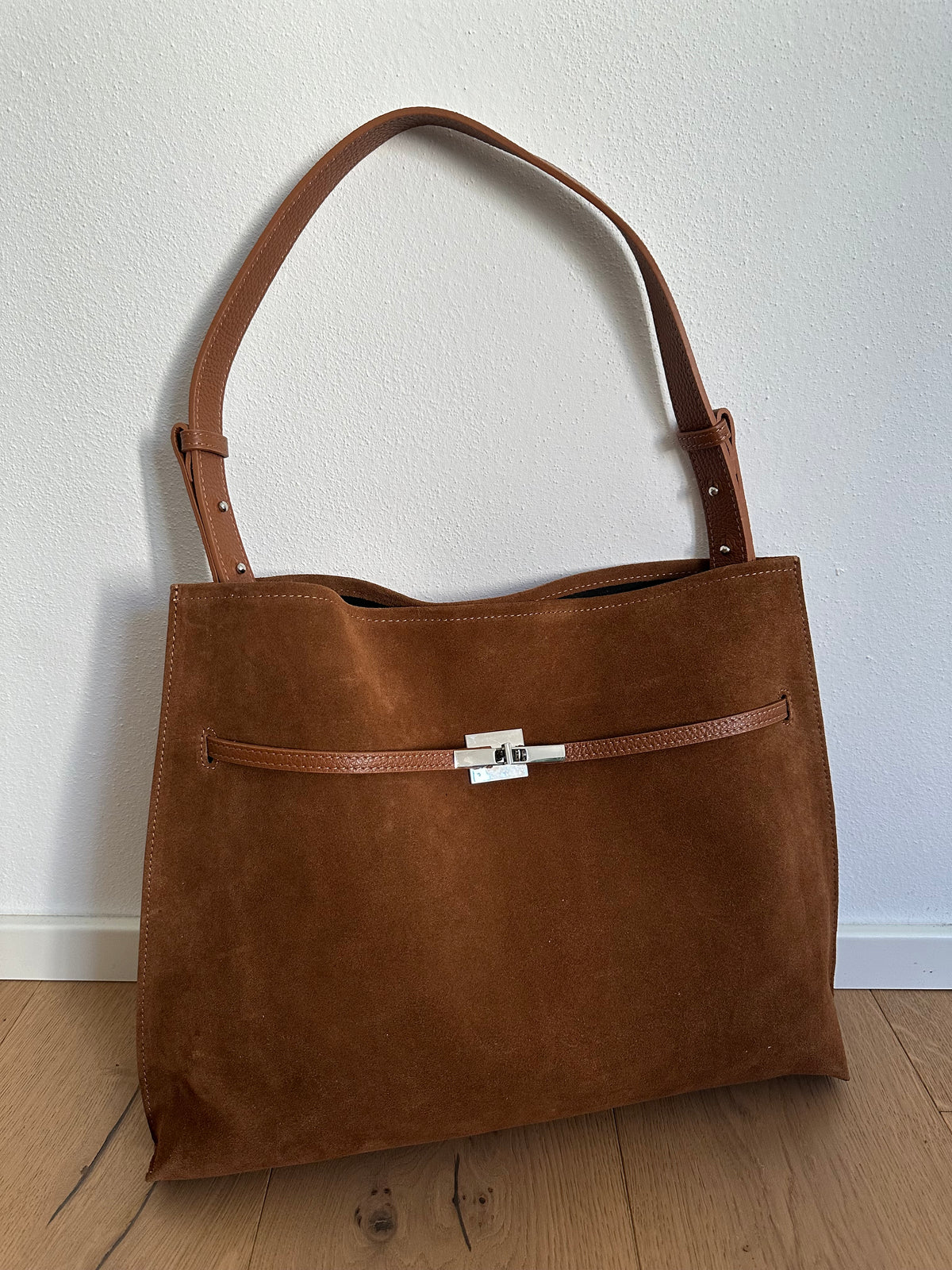 KIRA suede- borsa a spalla/ tracolla