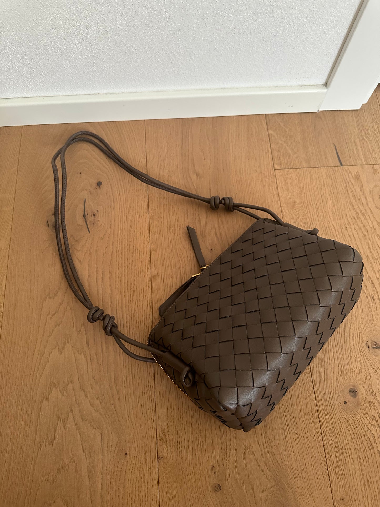 AMBRE large - Vera pelle intrecciata