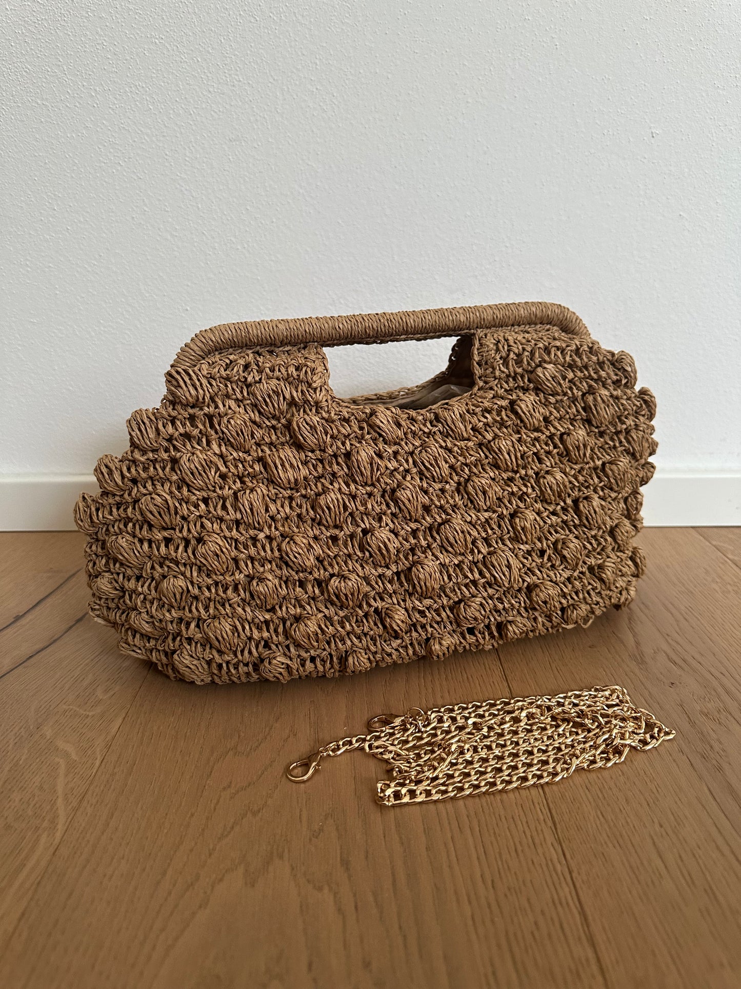 GISELDA - Pochette effetto Rafia