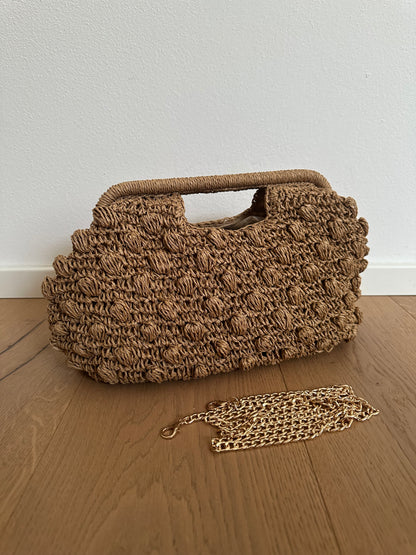 GISELDA - Pochette effetto Rafia