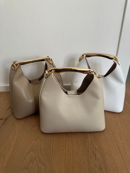 ALEX- borsa a mano, vera pelle