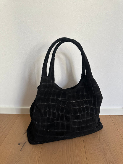THEA - suede stampa coccodrillo