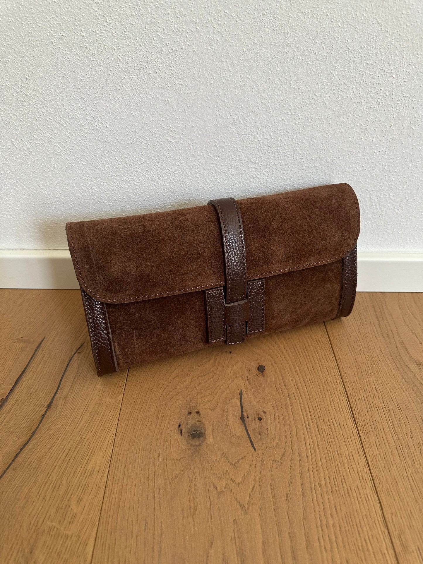 HANNAH suede- pochette con tracolla