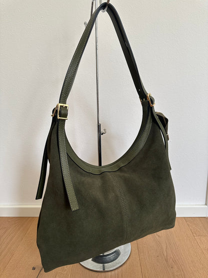 LIDIA hobo- suede