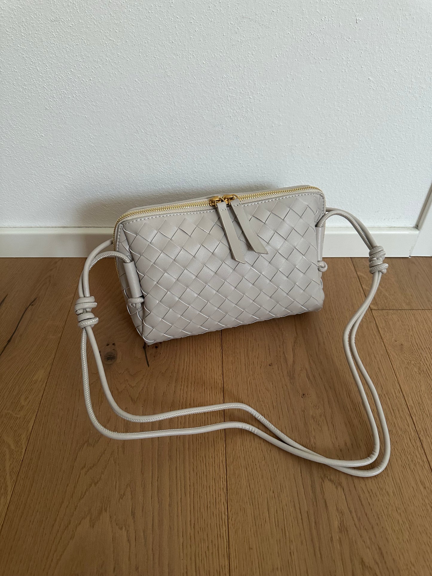 AMBRE large - Vera pelle intrecciata