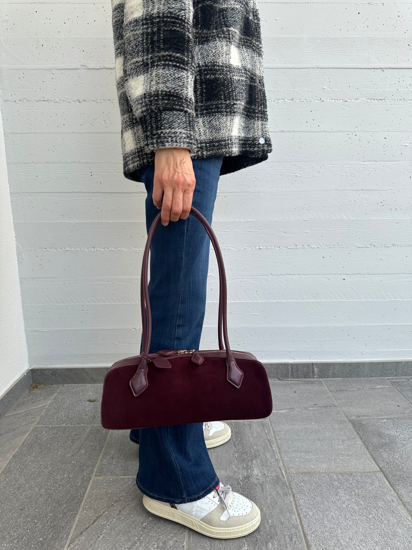 SHOULDER ALIAH - suede