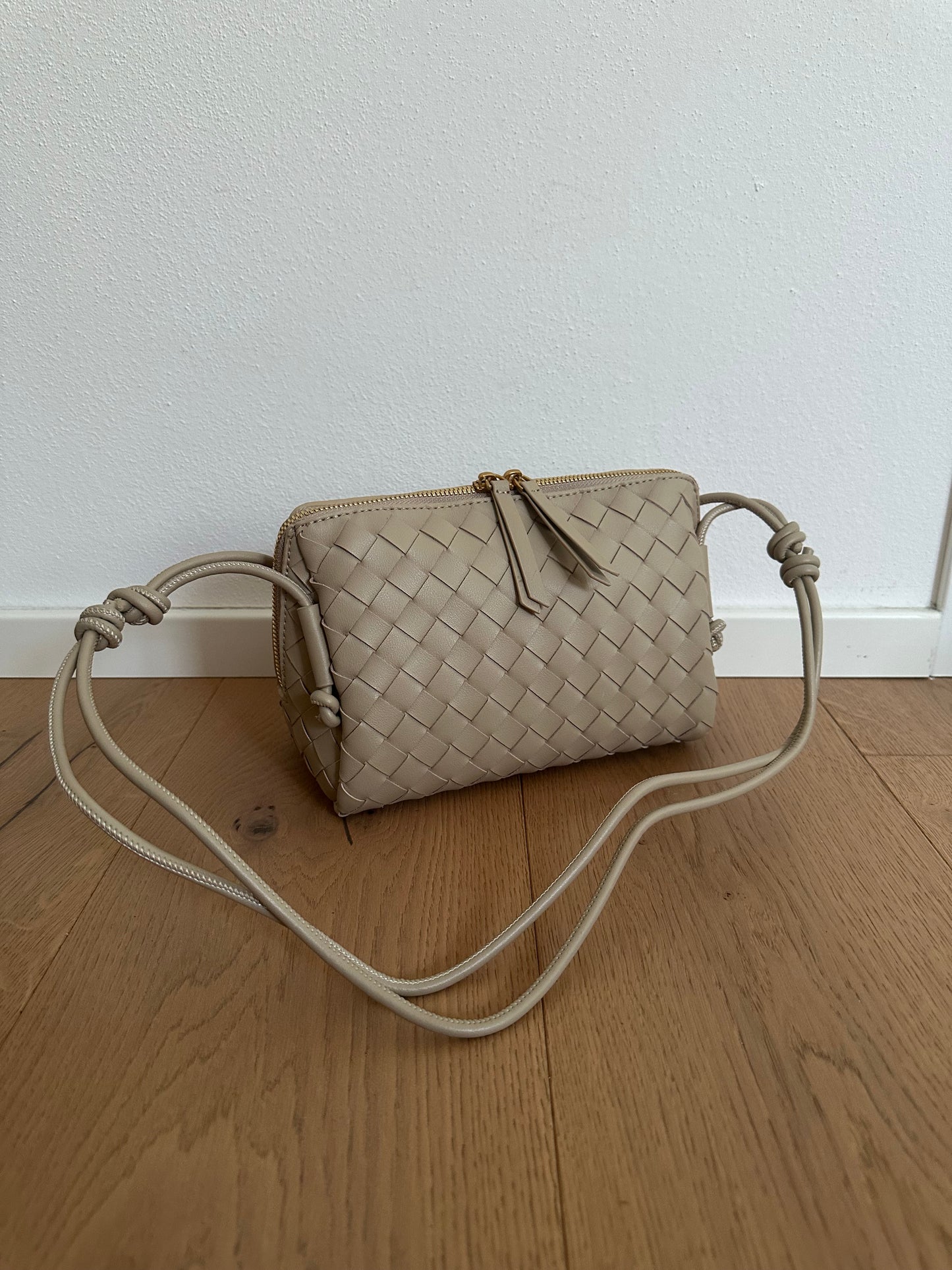 AMBRE large - Vera pelle intrecciata