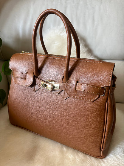 CHARLOTTE- handbag Vera pelle